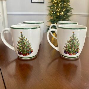 Christopher Radko Traditions Christmas Mugs